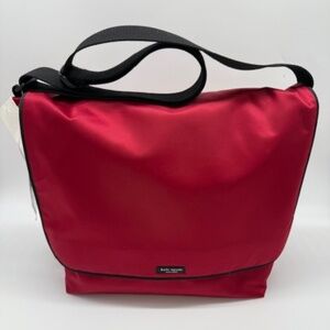 Kate Spade New York ORIGINAL Large Red Baby Bag OR Messenger Tote Handbag~Rare